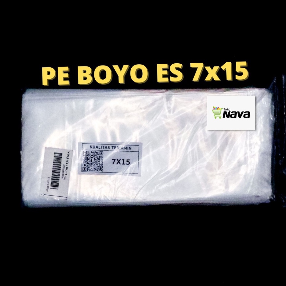 Plastik Es Elastis Lentur PE Merk Joyo Boyo 7x15 cm