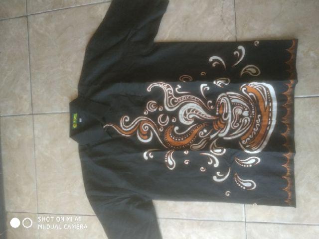 Hem Batik Solo Murah Full Furing Kopi Hitam Rinjani / Batik Katun Sragenan High Quality