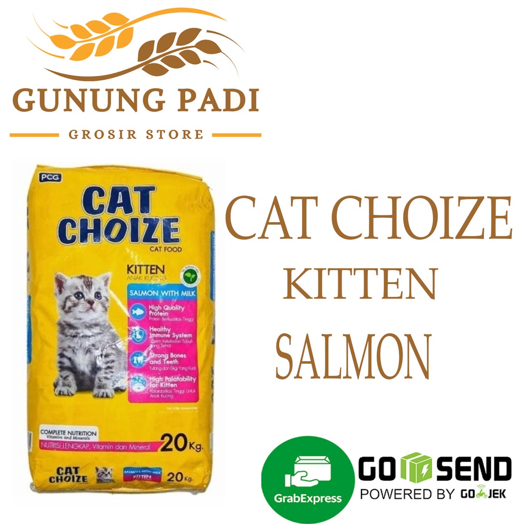 Cat Choize Kitten Tuna/Salmon 20kg (Ekspedisi)