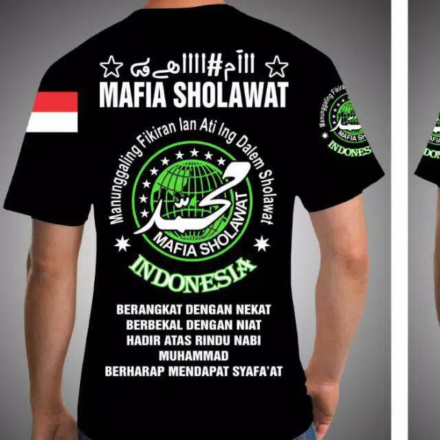 Kaos Mafia Sholawat Mafis Gus Ali Gondrong Shopee Indonesia