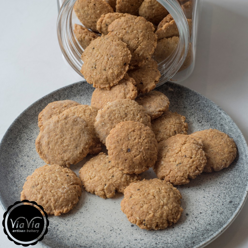 

VIAVIA BAKERY Coconut Cookies 100gr READY STOCK [GLUTEN]