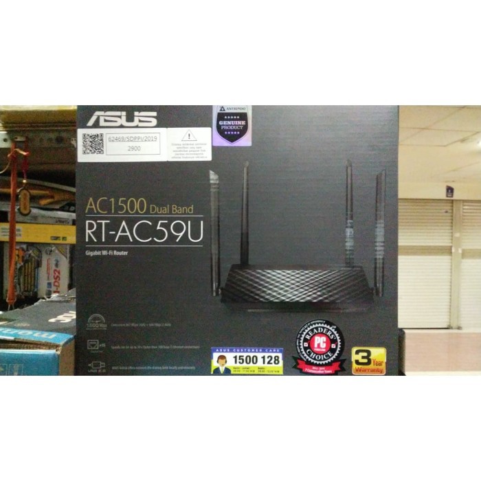 Penawaranspesial ASUS RT-AC59U AC1500 Dual-Band NU-MIMO Gigabit Wireless Router terbaik
