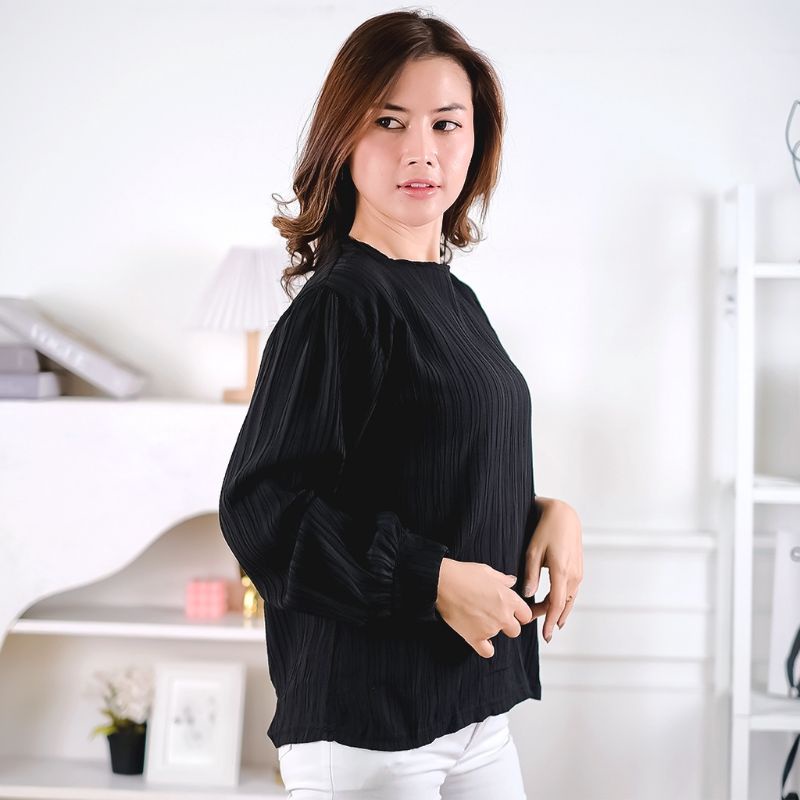 Senna Blouse Crincle Terbaru Atasan Wanita