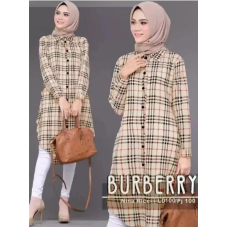 TUNIK JUMBO BURBERRY LD 100 CM LD 115 CM LD 124 CM. Tunik Murah Tunik Kasual Baju Muslim Atasan Muslimah Atasan Wanita Terbaru Termurah Dan Kekinian Tunik Big Size Over Size Tunik Kerja Tunik Kantor Bisa COD Seluruh Indonesia Bahan Katun Adem Premium