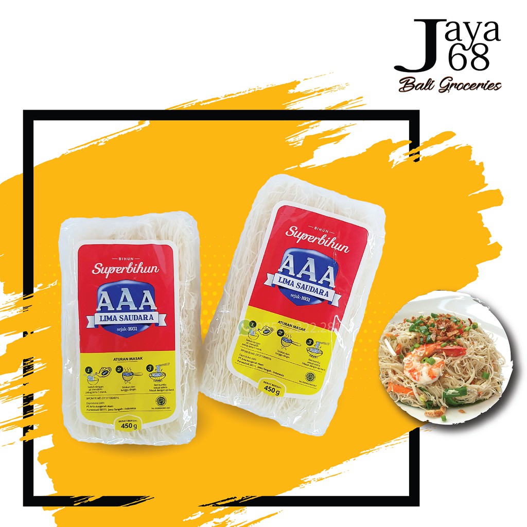

SUPER BIHUN AAA LIMA SAUDARA 450 gr | BIHUN