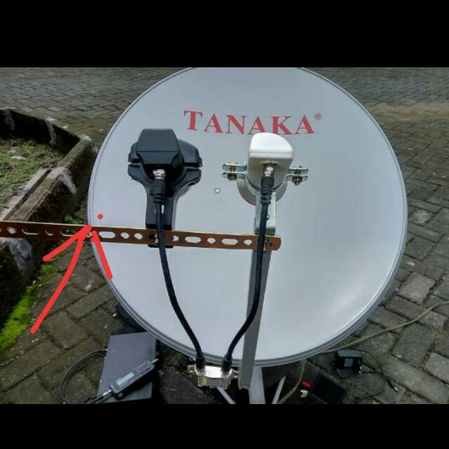 Plat besi untuk modif dudukan lnb ku band