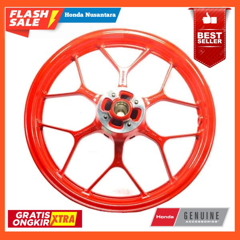 PASTI ORI!!! VELG RACING BELAKANG MERAH SONIC 150R DIJAMIN ASLI HGP