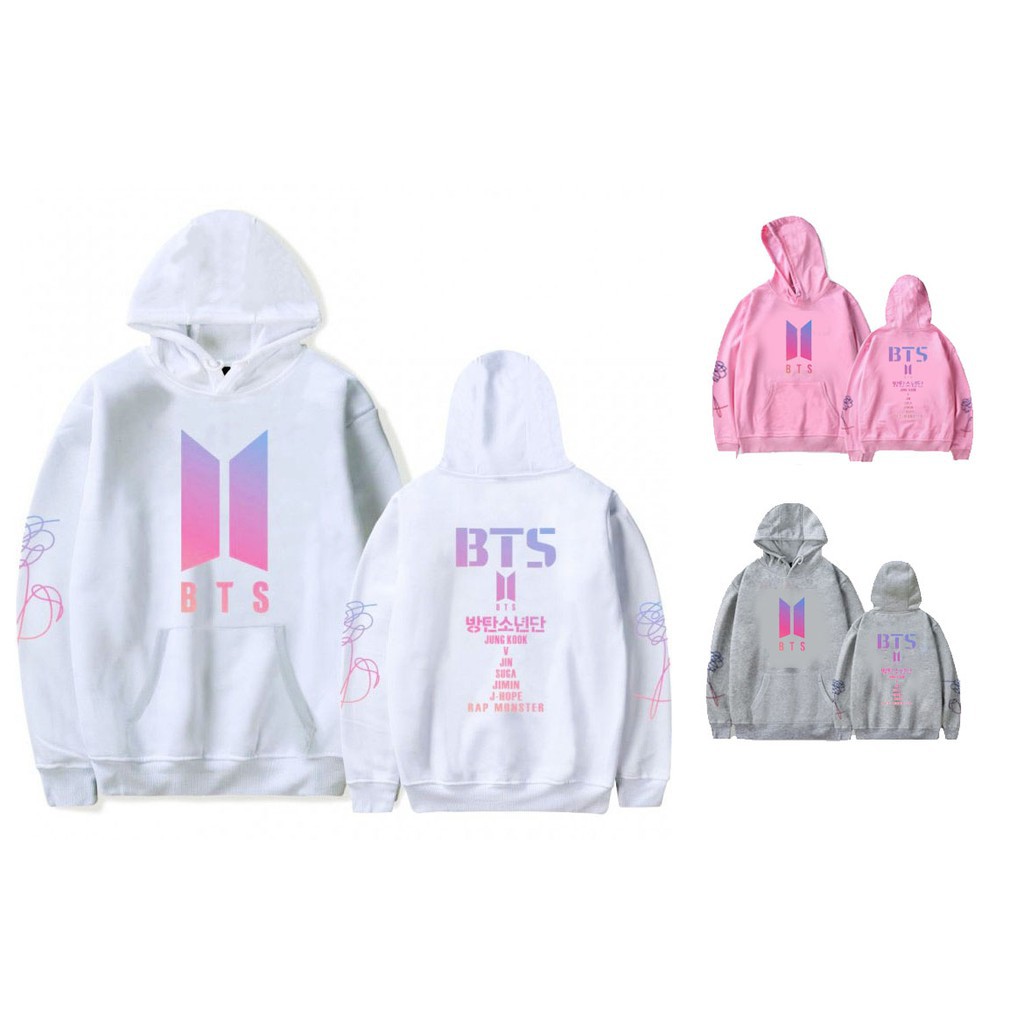 jaket sweater hoodie anak anak trendy / jaket sweaer bts anak / jaket k-pop bts anak