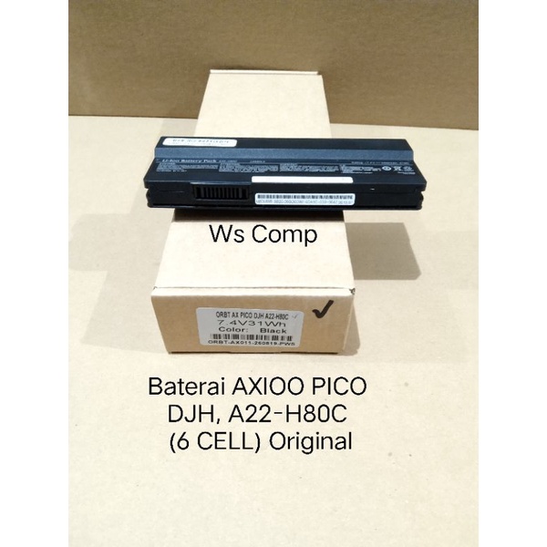 Baterai AXIOO PICO DJH A22-H80C 6 CELL Original
