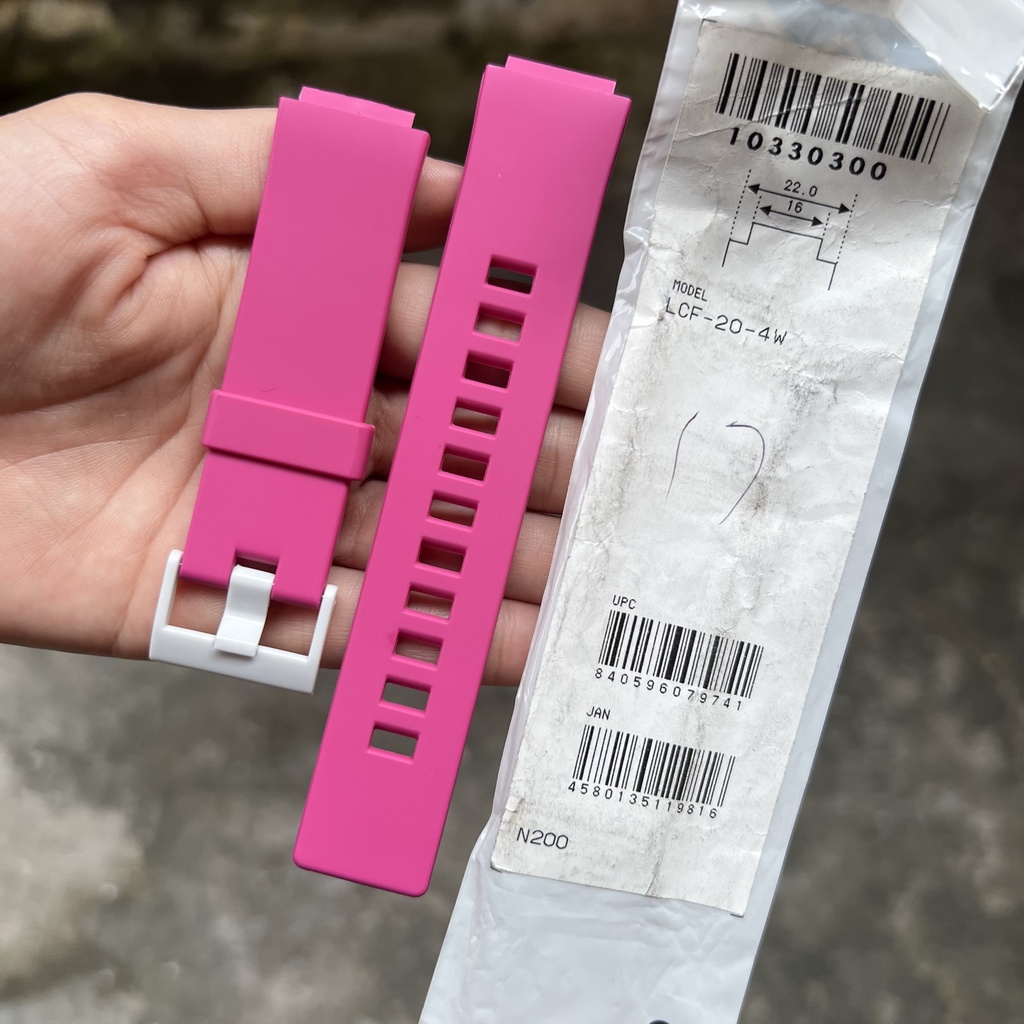 Tali jam tangan casio LCF-20 4W original strap band LCF 20