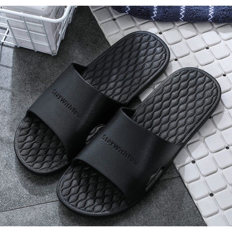 Sandal Rumah Berkualitas, Sandal Kamar Mandi, outdoor indoor, Berbahan Empuk Sandal Karet Wanita Pria Couple