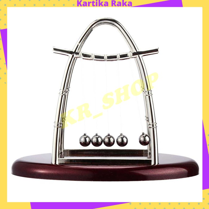 KR Pajangan Meja Pendulum Newton Model Arched