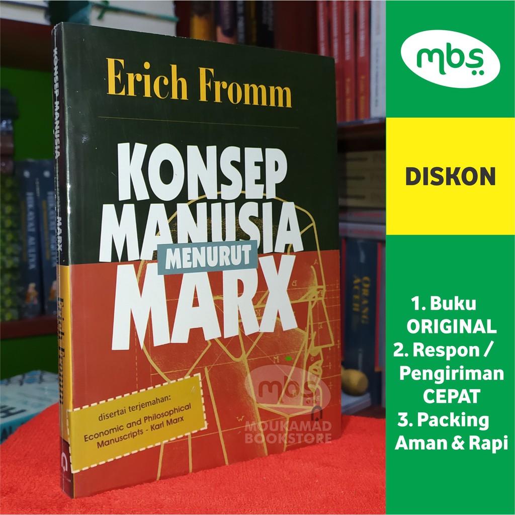 Jual BUKU KONSEP MANUSIA MENURUT MARX - Erich Fromm | Shopee Indonesia