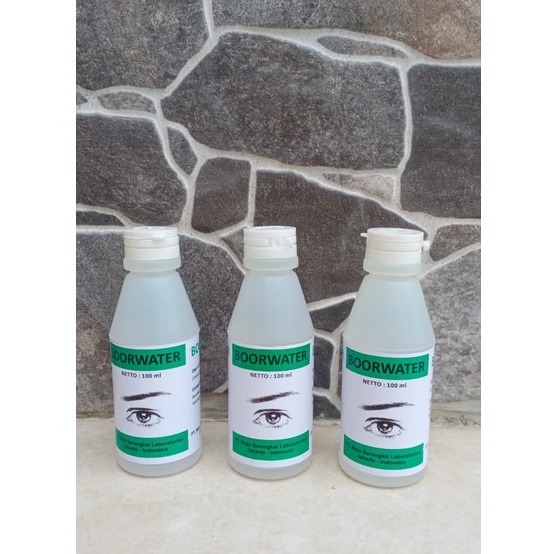 Pencuci Mata Steril Boor Water Boorwater 100ml