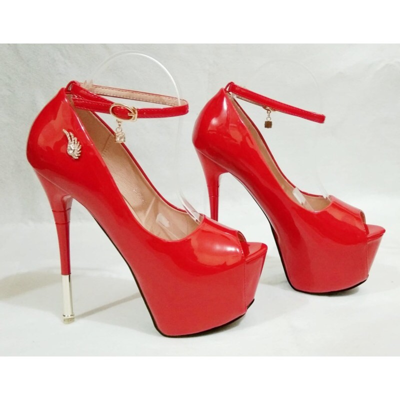 FASHION sepatu heels wanita hak Pump heels 17cm BTR168-168