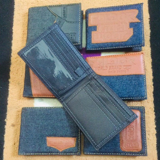 [antonHilmanto] dompet lipat bahan denim murah meriah #dompet #dompetpria #dompetcowok #dompetlipat