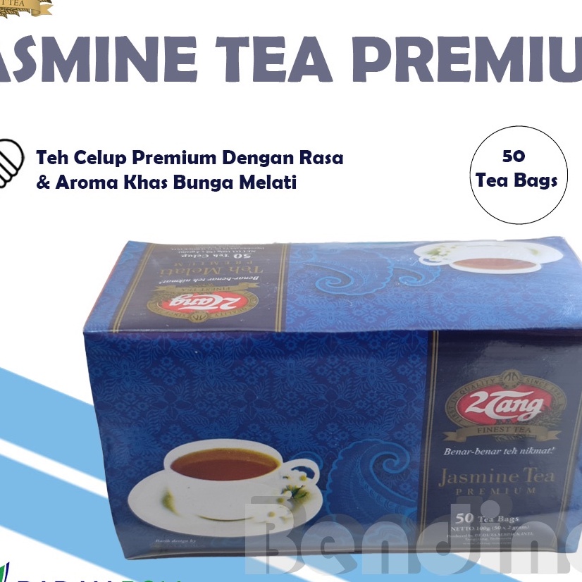 

Teh 2Tang Jasmine Tea Premium Box = 50 Pcs - 2 Tang Teh Melati Celup 50Pcs