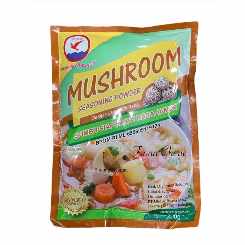 Mushroom Seasoning Powder 200gr HERRING BRAND / Kaldu Jamur