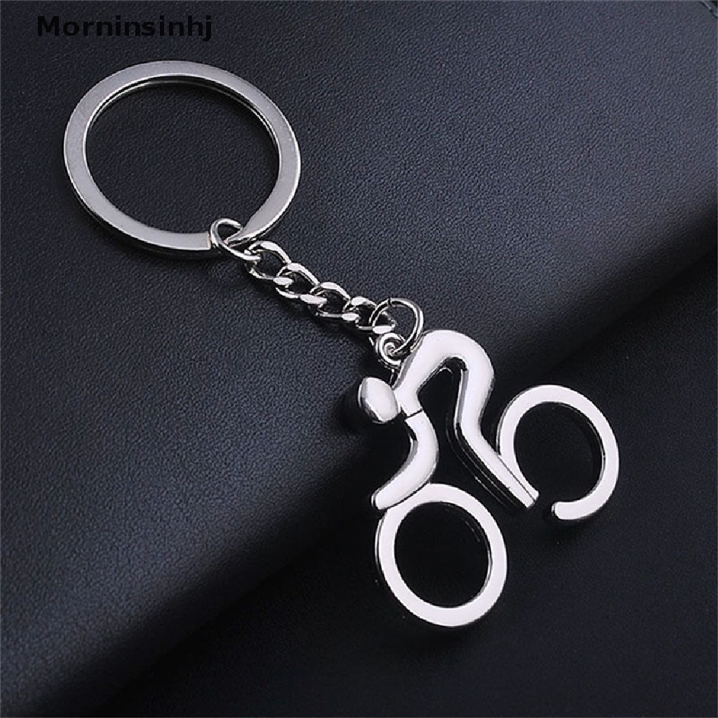 Mornin Baru Unisex Olahraga Naik Bersepeda Sepeda Sepeda Liontin Keyring Alloy Keychain id