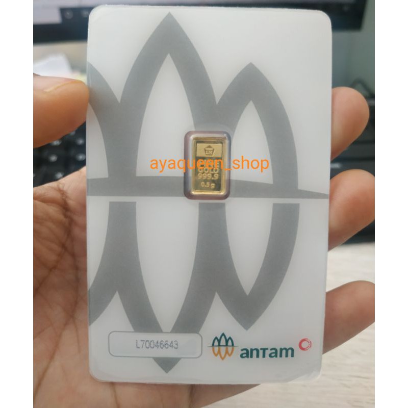 Logam Mulia 0.5 gram Sertifikat Resmi Antam Pres 2022