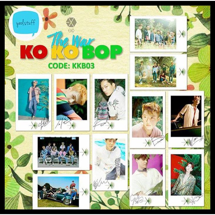 (New Arrival) Exo Polaroid Set 