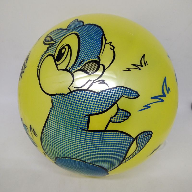 Bola Karet Gambar Kelinci / Mainan Bola Karet (SNI)