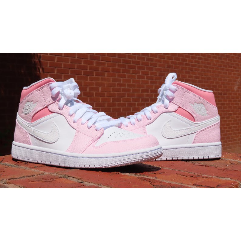 SEPATU SNEAKERS JORDAN PEREMPUAN/WANITA PREMIUM PEACH RETRO GRADE ORIGINAL