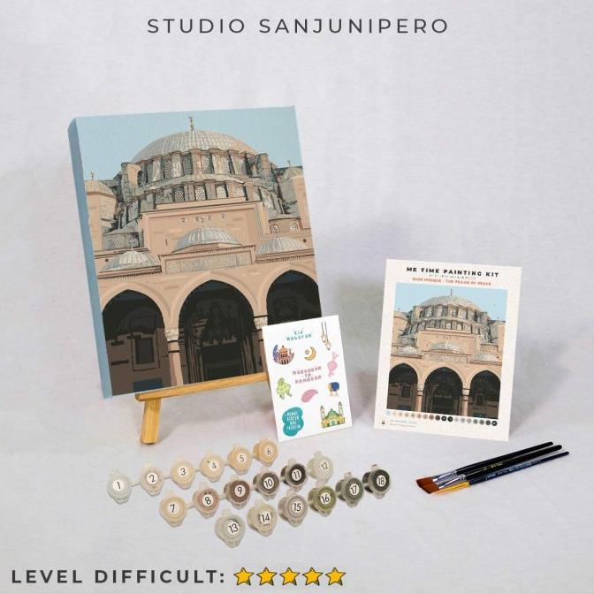 

Blue Mosque Painting Kit By Number Studio Sanjunipero