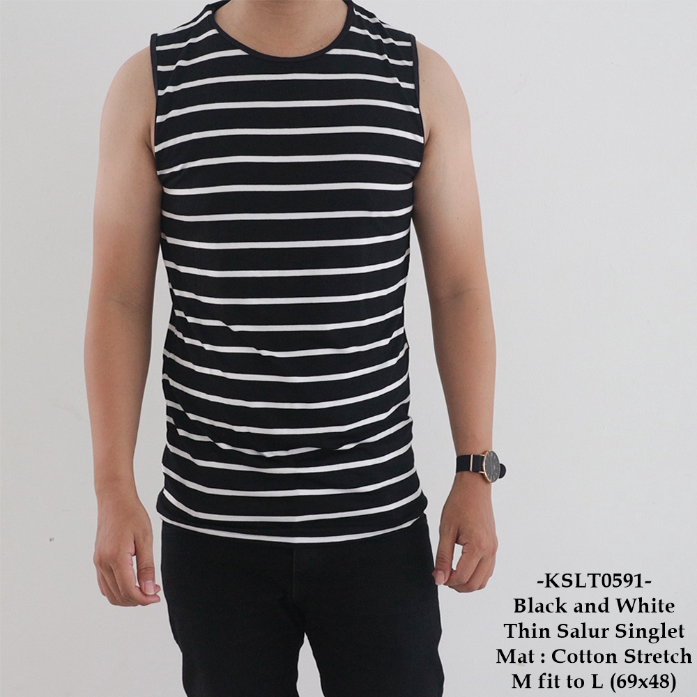 Singlet Hitam Untuk Gym  Kaos  Oblong  Keren Singlet 