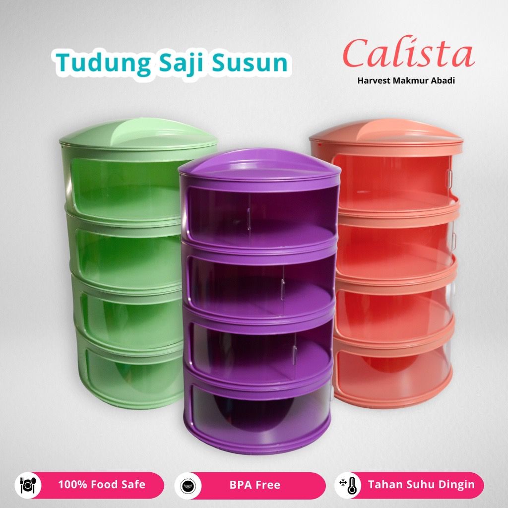 TUDUNG SAJI WARNA / TUDUNG SAJI 4 SUSUN / TUDUNG SAJI CALISTA / TUDUNG SAJI WARNA 4 SUSUN