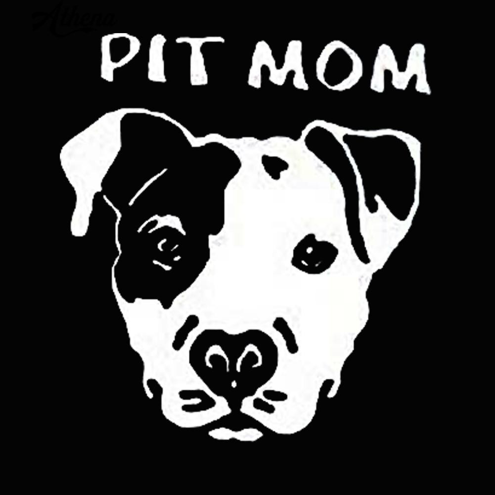 Athshima 285 Stiker Decal Motif Kepala Anjing Untuk Mobil Truk