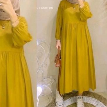 Long tunik jumbo import katun rayon twill motif polos busui friendly / Tunik wanita terbaru jumbo pu