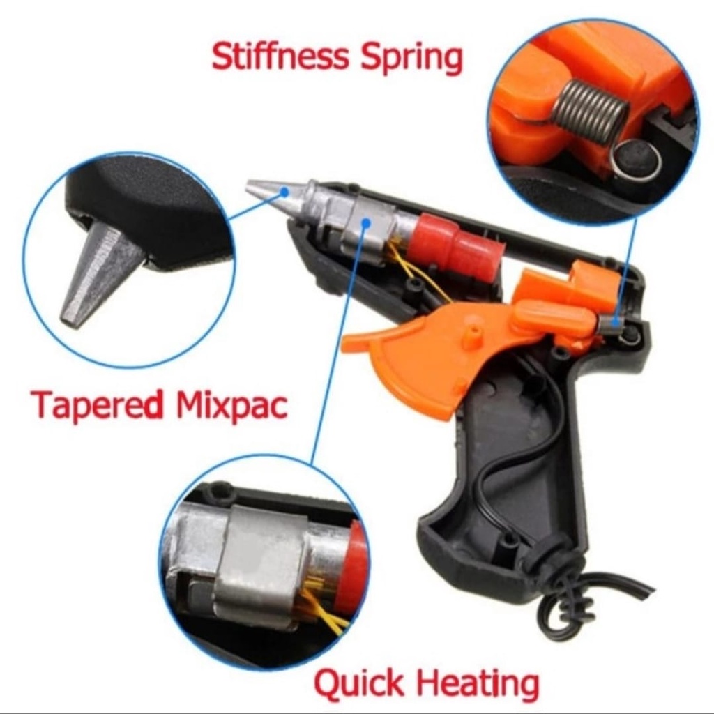 PISTOL LEM TEMBAK GLUE GUN HOT GLUE HOT 20 WATT 220 VOLT