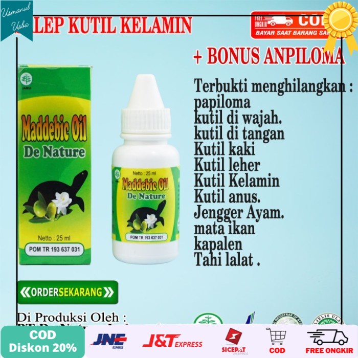 

◾COD◾ Anpiloma Salep Perontok Kutil Kelamin , Tahi Lalat Besar, Jengger Ayam