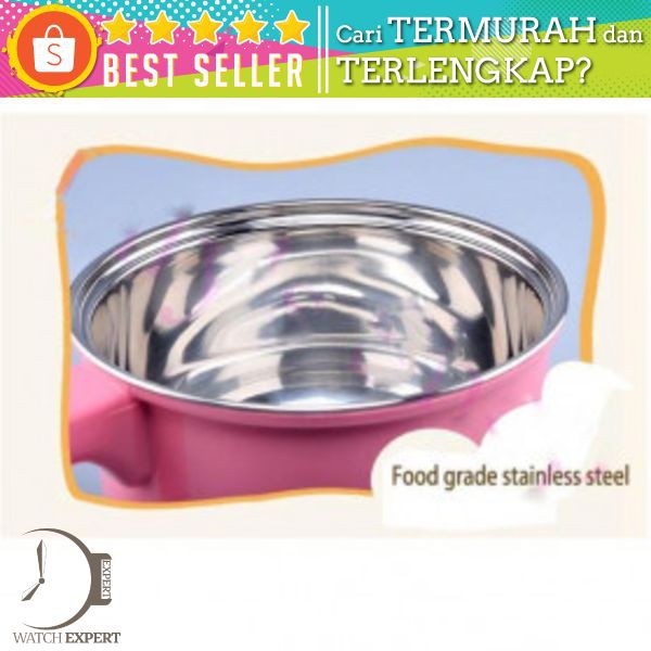 Panci Listrik Stainless Steel 1.6L 450W - Pink