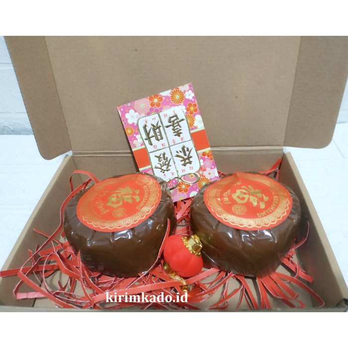 SPECIAL GIFT / hantaran hadiah imlek kue keranjang dodol cina imlek 2pcs