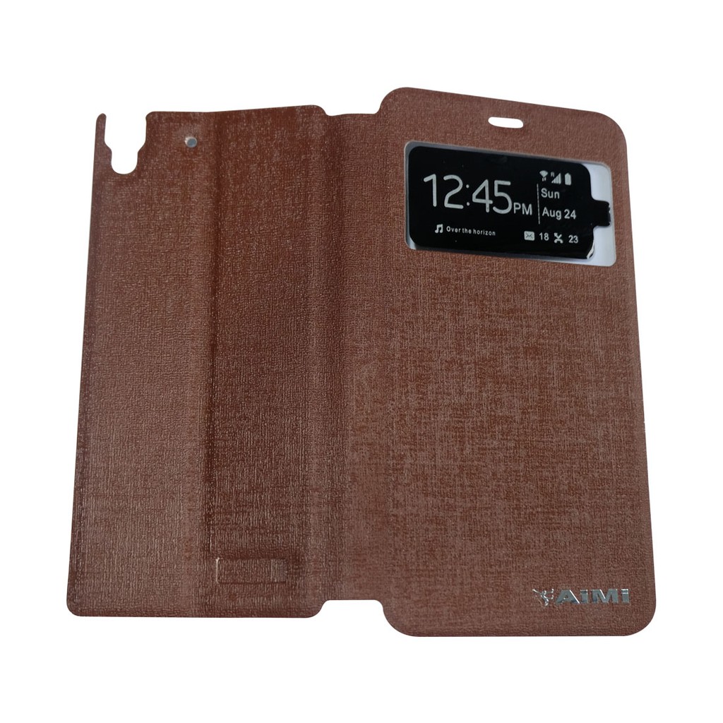 AIMI Ume Sarung Oppo R7 / Flip Cover / Leather Case / Flipshell