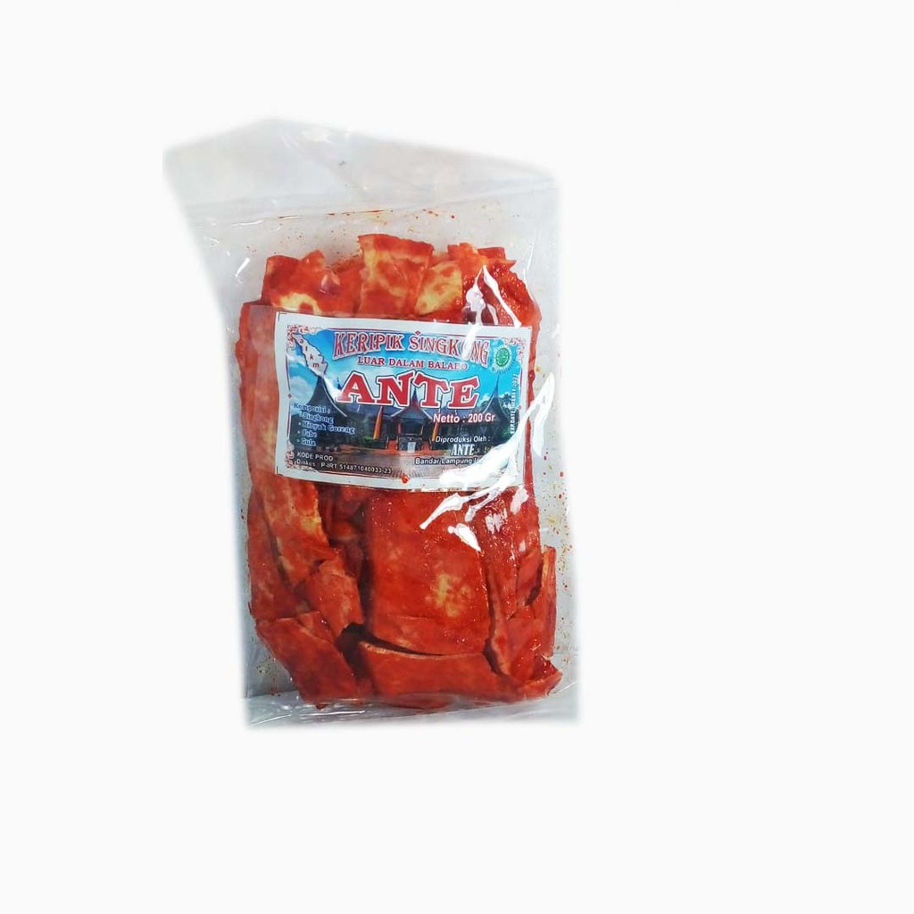 

KARUNIA KERIPIK SINGKONG LUAR DALAM BALADO ANTE 200GR