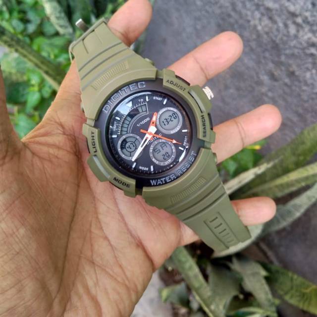 Jam tangan Green army digitec original