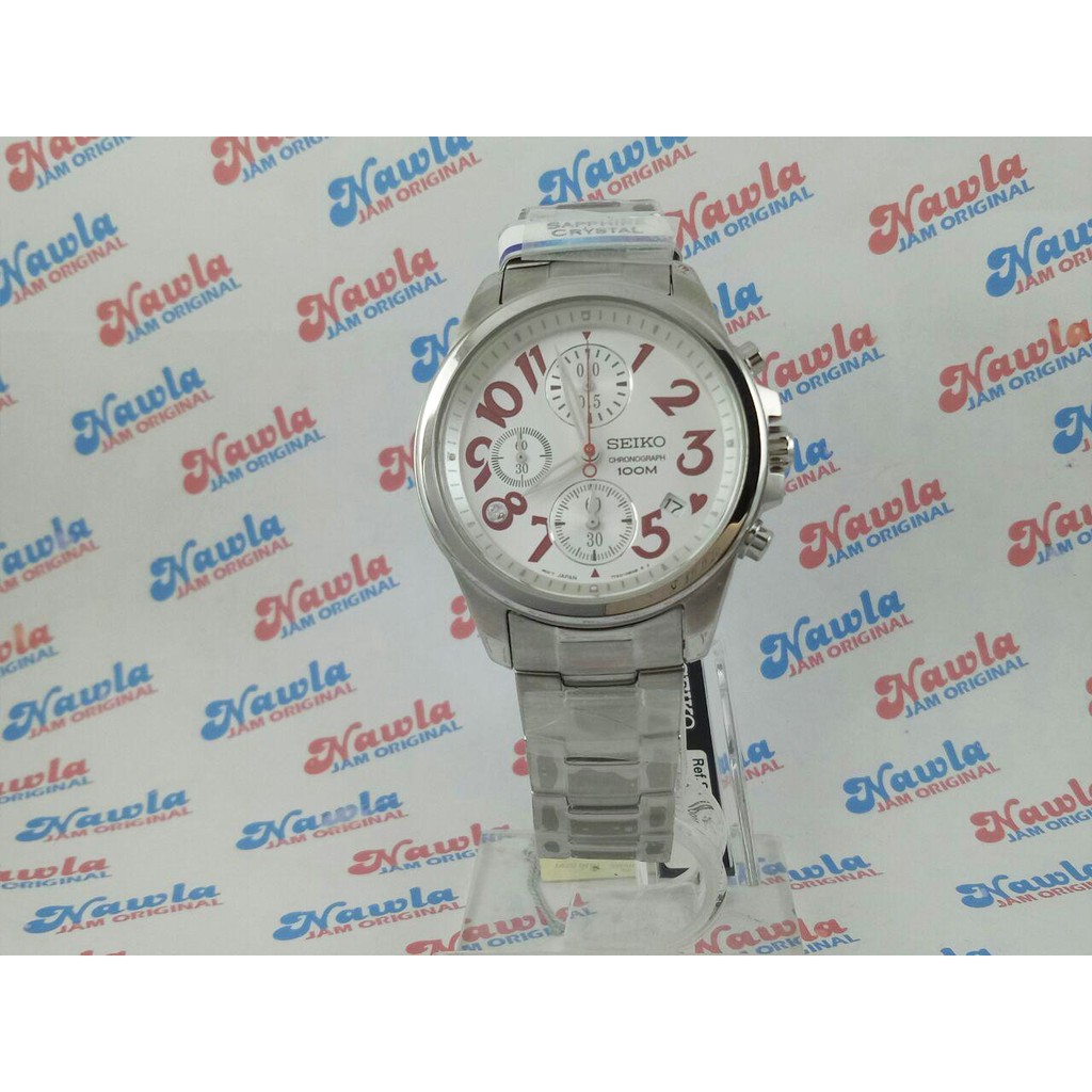 Seiko Ladies SNDX13P1 Chrono Purple Numerical Hours | Jam Wanita SNDX13