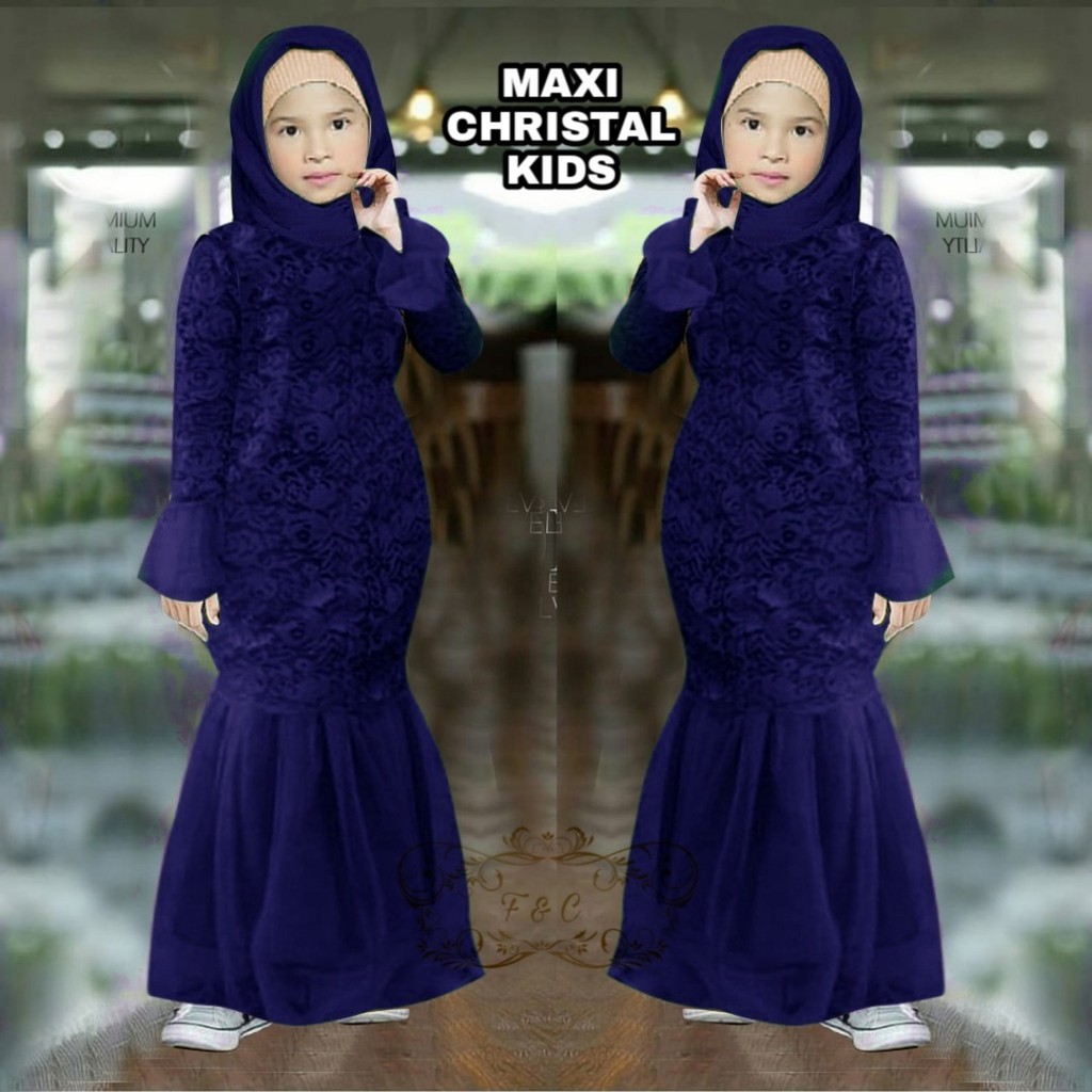 MAXI CHRISTALIA KID / BAJU MUSLIM ANAK