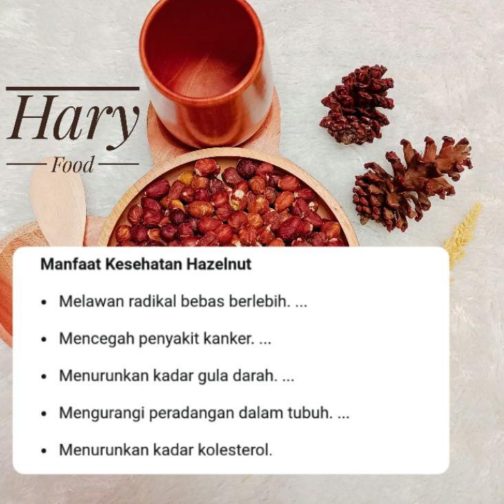

[PRODUK V9RAI] 1kg Kacang Hazelnut (Mentah) CWK