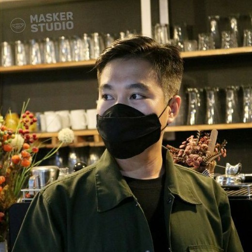 Masker Kain 4D EVO PLUSMED with Earloop (4ply) by Masker Studio