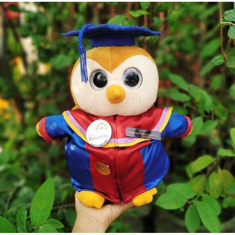 BONEKA OWL / BONEKA BURUNG HANTU / BONEKA WISUDA / BONEKA PROFESI