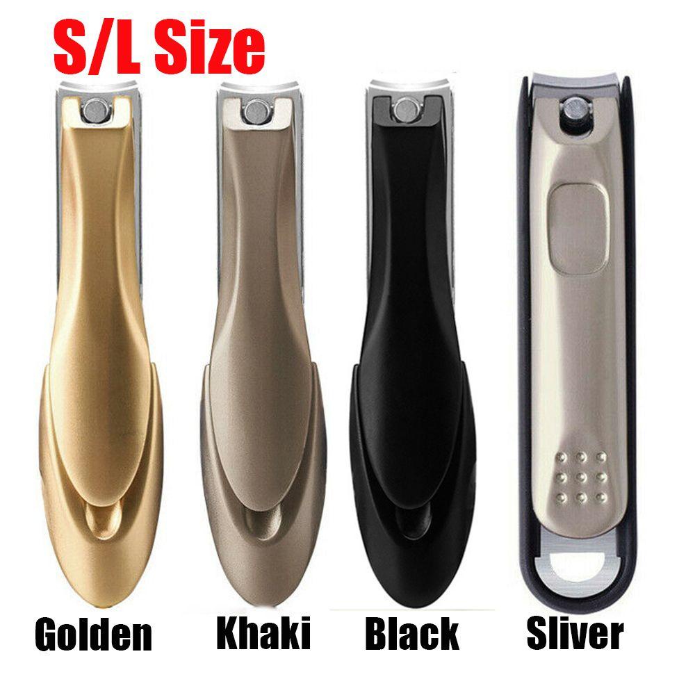 R-FLOWER Gunting Kuku Anti Percikan Multi Ukuran Portable Anti slip Stainless Steel