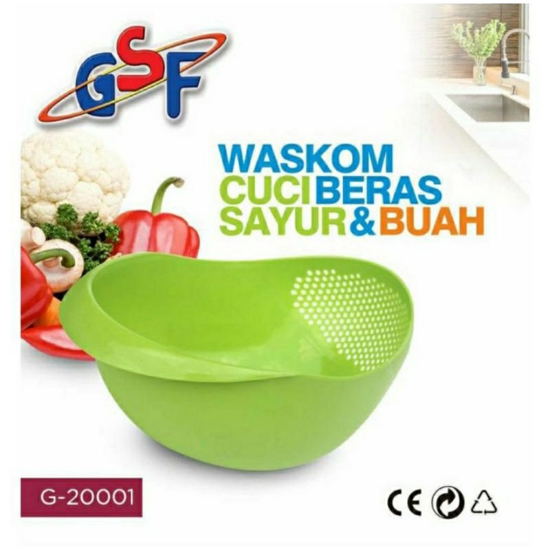 Wadah pencuci beras GSF G-20001 multifungsi serbaguna multifungsi bowl