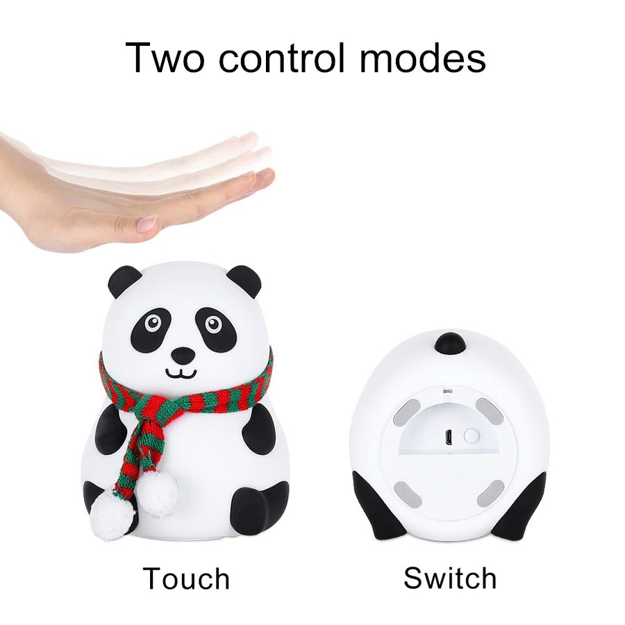 Lampu Tidur LED Silicone Lamp Decoration Model Panda - LJC-142