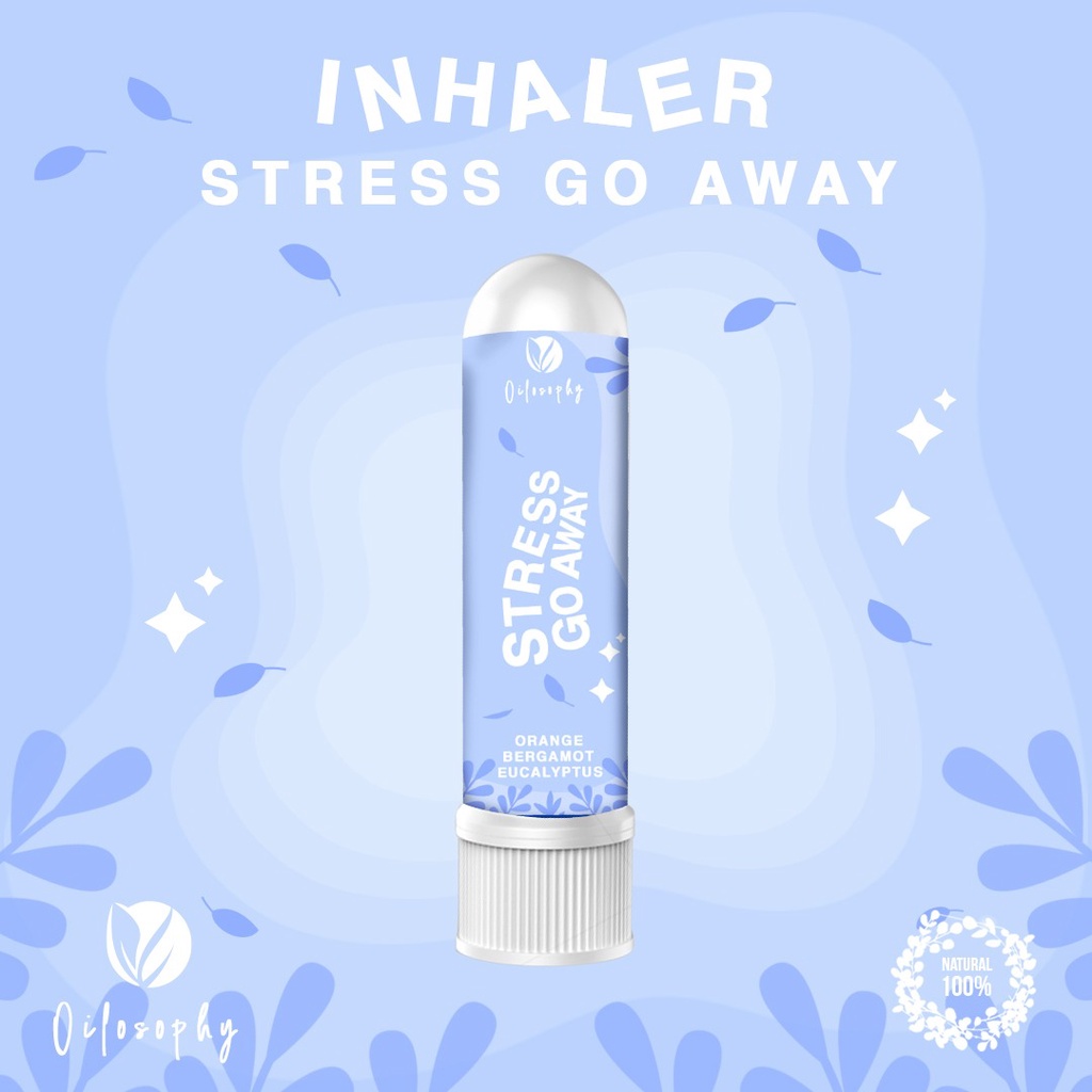 ESSENTIAL OIL INHALER INHELER ANTI STRESS DEPRESI | CEMAS | PANIK | PENENANG | HERBAL | KESEHATAN