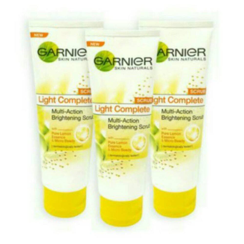 ★ BB ★ GARNIER Light Complete Brightening Scrub White Speed - Kuning