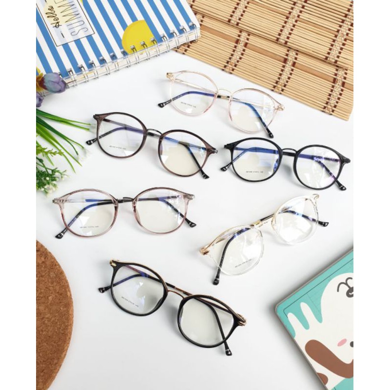 Frame 1050 | Frame kacamata bulat | Frame kacamata minus/plus/cyl/antiradiasi